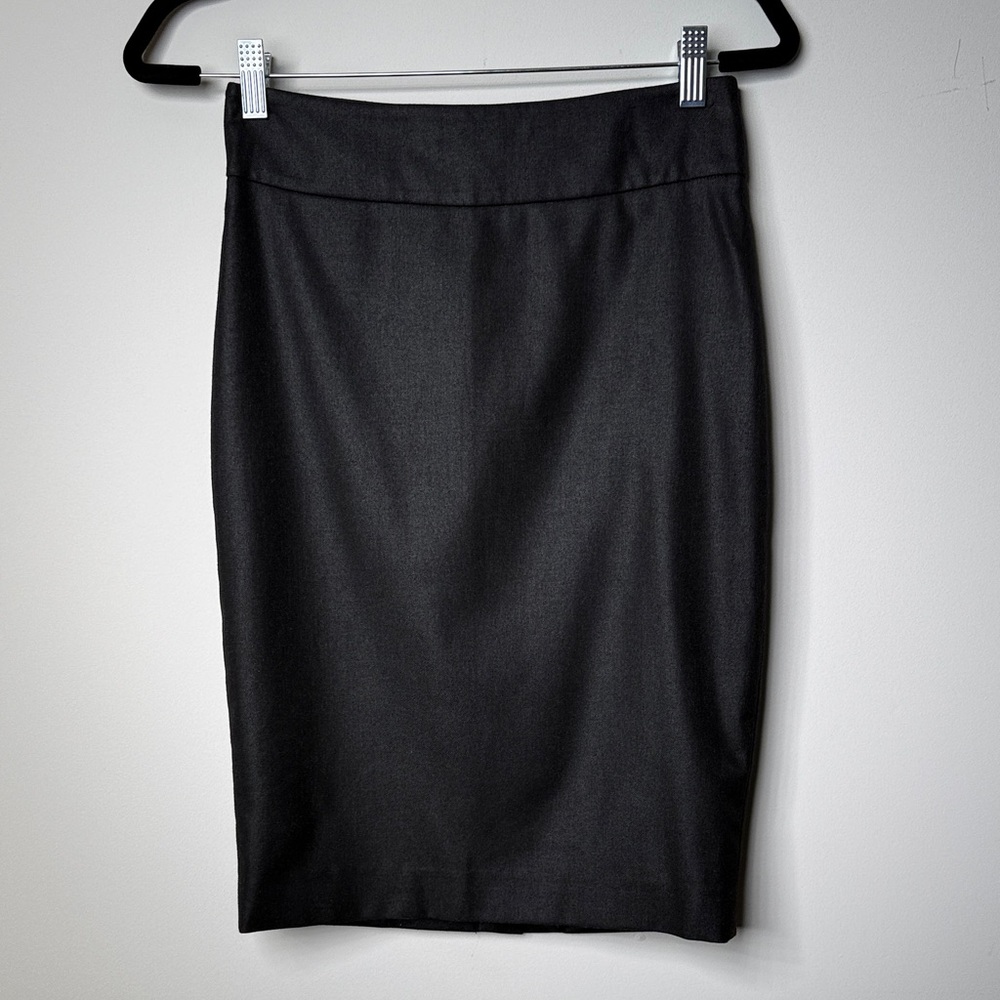 bebe Black Pencil Skirt — Slim Office Pencil